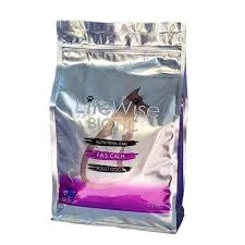 A pouch of Grover air-dried carp and chicken meal topper